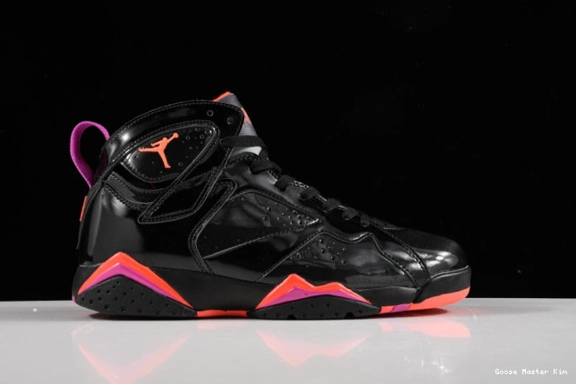 Retro Jordan Patent 7 313358-006 Air Black 0819